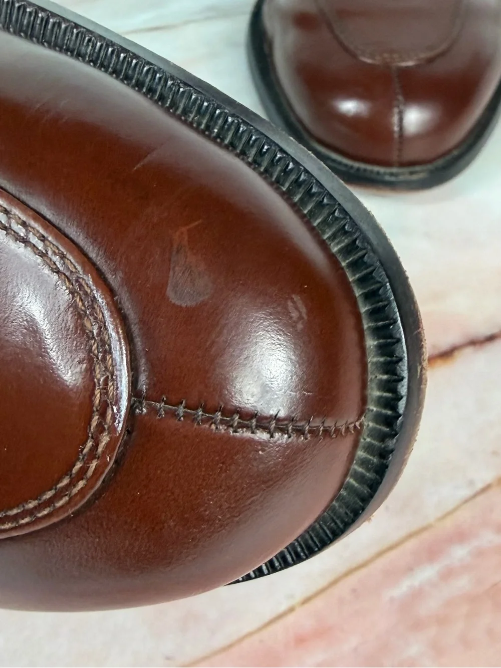 Cole Haan Calhoun Dress Oxford Men’s Mahogany Leather Derby Shoes